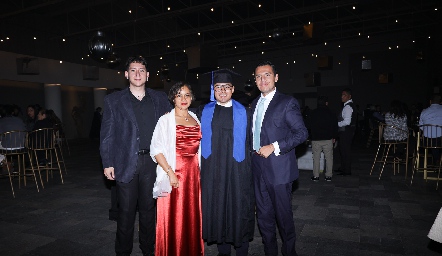  Gustavo Figueroa, Ariadna de la Rosa, Luis Fernando Flores y Andrés Resendis.