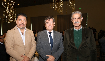  Jorge Armendáriz, Luis Gerardo Ortuño y Jaime Chalita.