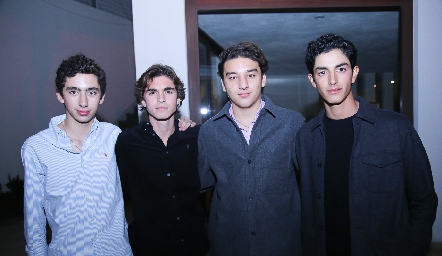  Mateo Conde, Marcelo Nieto, Arturo Payán y Emiliano Delsol.