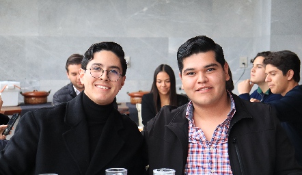  Óscar González y Josué Espino.