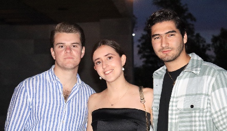  Rodrigo Álvarez, Ana Luisa Cerda y Emilio Zacarías.