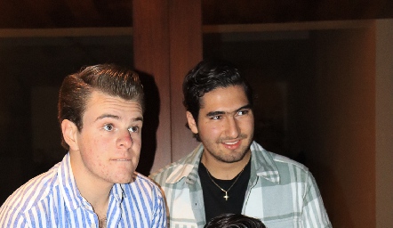  Rodrigo Álvarez, Andrés González y Emilio Zacarías.