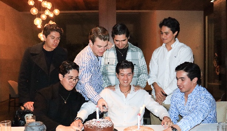  Óscar González, Patricio Ojeda, Rodrigo Álvarez, Andrés González, Emilio Zacarías, Nicolás Pérez y Gustavo Puente.