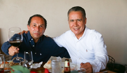  Miguel Ángel González y Héctor Hinojosa.