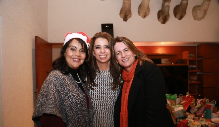  Norma Reyes, Fina Alcocer e Isabel Torre.