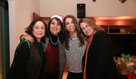  Laura Martínez, Norma Reyes, Fina Alcocer e Isabel Torre.