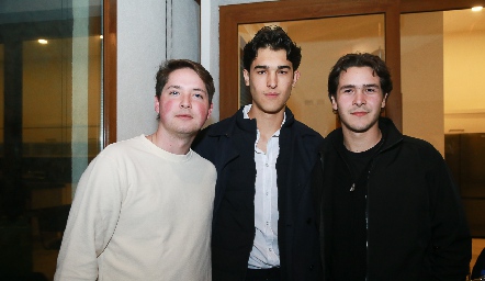  Manuel Toledo, Esteban  Artolózaga y Mauricio Buendia.