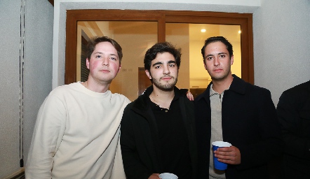  Manuel Toledo, Alejandro Cambeses y Roberto Silva.