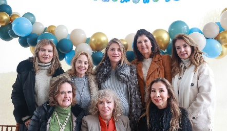  María Amelia Vargas, Tayde Gaviño, Sofía Torre, Marus Hernández, Rocío Mexicano, Martha De Leiva, Rita Llamazares y Mucia Salazar.