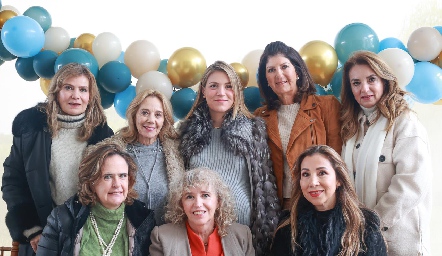  María Amelia Vargas, Tayde Gaviño, Sofía Torre, Marus Hernández, Rocío Mexicano, Martha Deleiva, Rita Llamazares y Mucia Salazar.