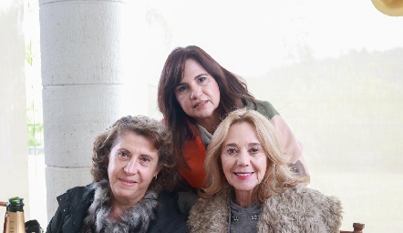  Marilú Adrián, Mago Martínez y Tayde Gaviño.