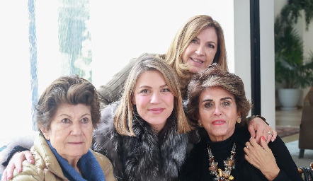  Maruchis Andrés, Sofía Torre, Guillermina Hernández y Araceli García.