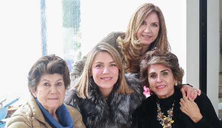  Maruchis Andrés, Sofía Torre, Guillermina Hernández y Araceli García.
