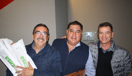  Gerardo Galván, Chapo Torres y Keko Mendizábal.