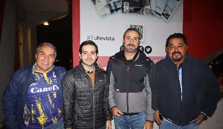  Arturo González, Mauricio Mahbub, Luis Mahbub y César Pineda.