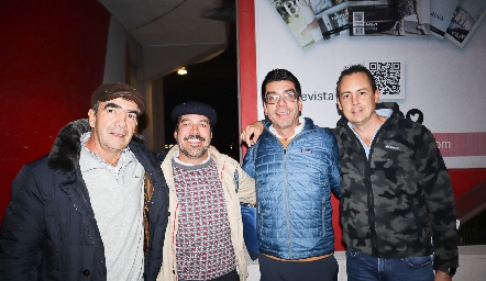  Horacio Tobías, Miguel Martínez, César Tobías y Carlos Artolózaga.