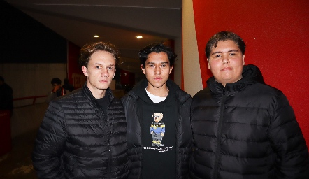  Alejandro Michel, Mario y Pato Hernández.