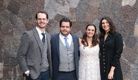  Jorge Varela, Jesús López, Isabel Rosillo y Antonela Nova.
