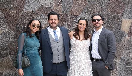  Renata González, Jesús López, Isabel Rosillo y Daniel Muñoz.
