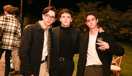  Pablo Díaz del Castillo, Patricio Odriozola y Paulo Alcalde.
