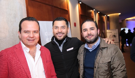  Humberto Pascual, Omar Longoria y Daniel Acosta.