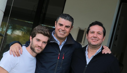  José Manuel Hernández, Santiago Labastida y Fernando Camarena.