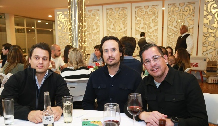  Miguel Caballero, Jaime Valle y Eduardo Guevara.