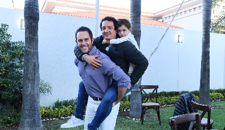  Carlos del Valle y Alejandro Díaz e Iker.