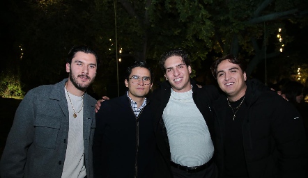  Porfirio Guerra, Andrés Bravo, Manolo Pillado y Manolo Aguilera.