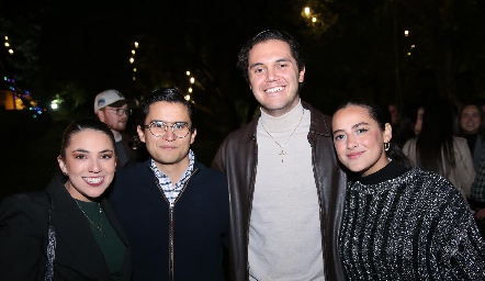  Alejandra Raitarski, Andrés Bravo, Gerardo Torres y Fer Aguilera.
