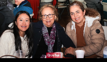  Mónica Luna, Estela y Yadira Rivera.