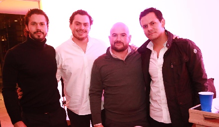  Alejandro Navarro, Leonardo Gordoa, Toño y José Ballar.