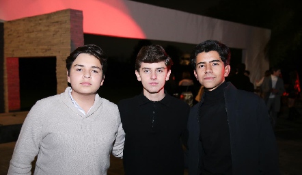  Pepe Barrón, Marcelo Sarquis y Mario Veliz.