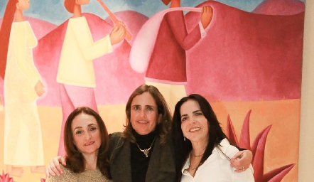  Adriana Ocaña, Marcela Payán y Claudia Martínez.
