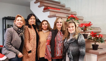  Isabel Carrillo, Rocío Espinosa, Graciela Torres, Sabrina Gaviño y Ana Lilia Von Der Meden.