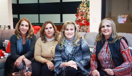  Gaby Cantú, Graciela Torres, Ana Lilia Von Der Meden y Sabrina Gaviño.