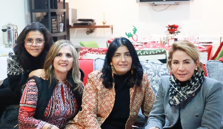  Paty Valadés, Sabrina Gaviño, Rocío Espinosa e Isabel Carrillo.