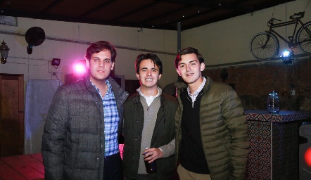  Manuel Ascanio, Rafael Aguilar y Lomelí.