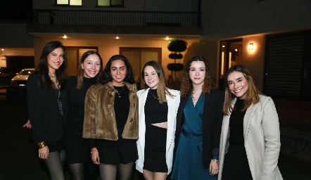  Jime Motilla, Caro González, Pili Medina, Fer Briseño, Ale Mendizábal y Camila Gallegos.