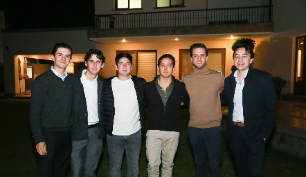  Ezequiel Zárate, Joaquín Madrigal, Eugenio Aranda, David Zúñiga, Rodrigo Díaz de León y Rodrigo Padilla.