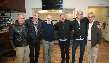  Martin Macías, Chavo Espinosa, Santiago Gil Marco Guerrero, Jorge Schekaiban y Fernando Díaz de León.