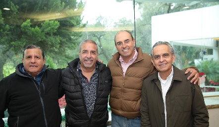  Marco Guerrero, Chavo Espinosa, Fernando Pérez y Fernando Díaz de León.