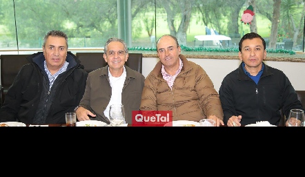  Ricardo Espinosa, Fernando Díaz de León, Fernando Pérez y Juan Andrés González.