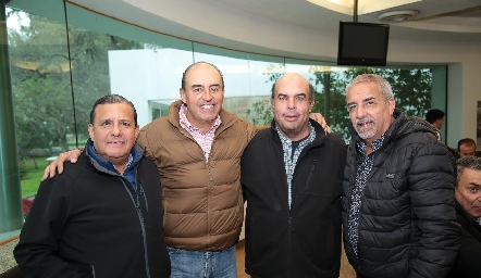 Marco Guerrero, Fernando Pérez, Jaime Asacanio y Chavo Espinoza.