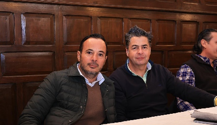  Alejandro Stevens e Israel Hernández.