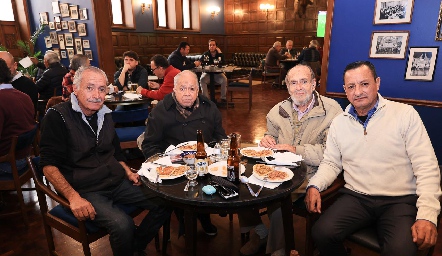  Carlos Dibildox, José Luis Montes, Albertano Revuelta y Alejandro Díaz de León.