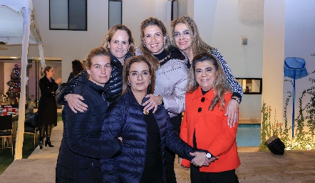  Hanni Abud, Rocío Gómez, Liliana Abud, Lili Abud, Lizeth Abud y Claudia Abud.