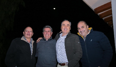  Bernardo Meade, Galo Galván, Alejandro Navarro y Eduardo Nieto.