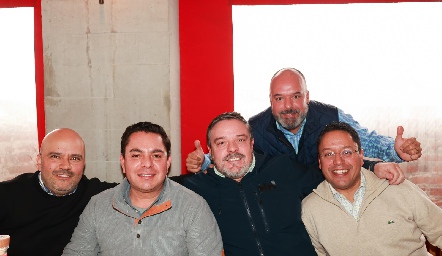  Rodrigo Cuevas, Daniel Hernández, Héctor Morales, Rafael y Alberto Espinosa.