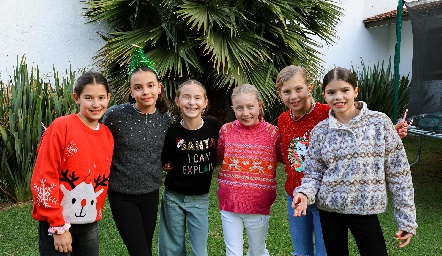  Alexia Zapata, Maya, Miranda Garza, Vale Vallejo, Elena y Vale Zermeño.